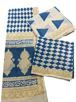 Vibrant Baag Indico Print Fabric - All-Natural Indigo Colors, Eco-Friendly Textile for Fashion & Home Decor