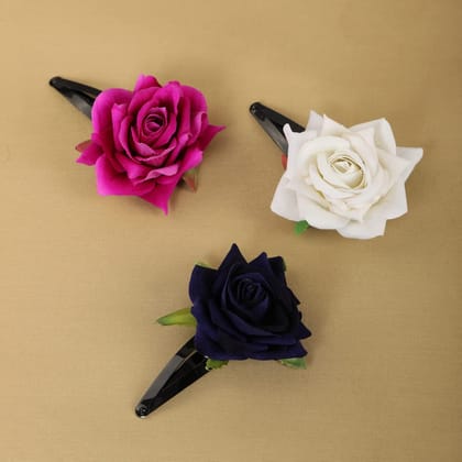 Women Set of 3 Tic Tac Hair Clips