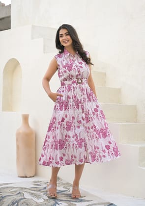 Rose Fern Dress-S