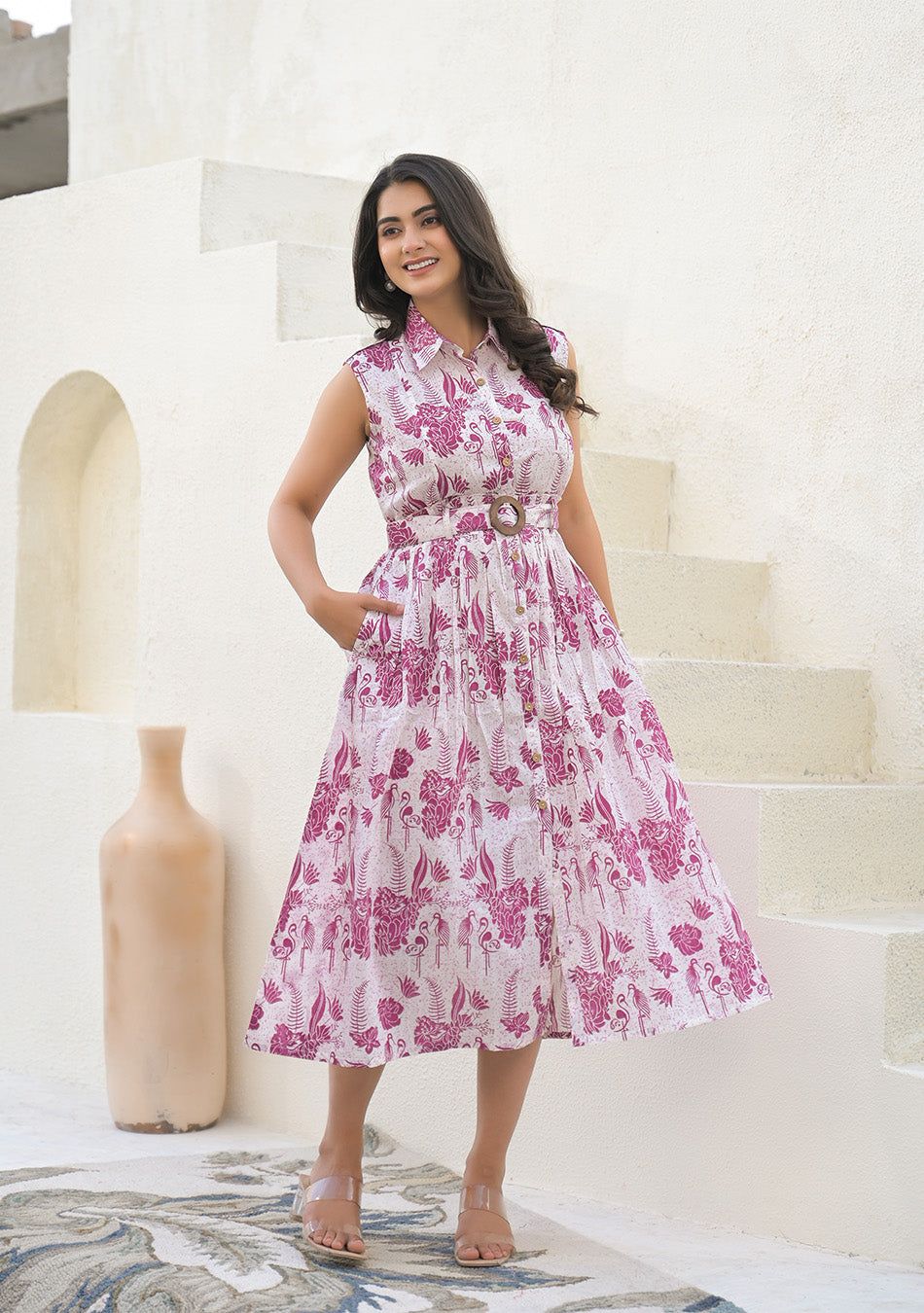 Rose Fern Dress-S