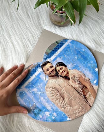 Heart shaped puzzle