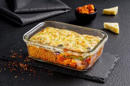 Paneer Tikka Cheezy Rice Pot