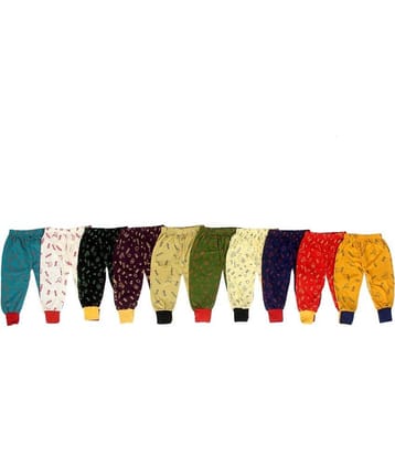 DIAMOND EXPORTER Pack of 10 Boys Cotton Trackpant ( Multi Color )
