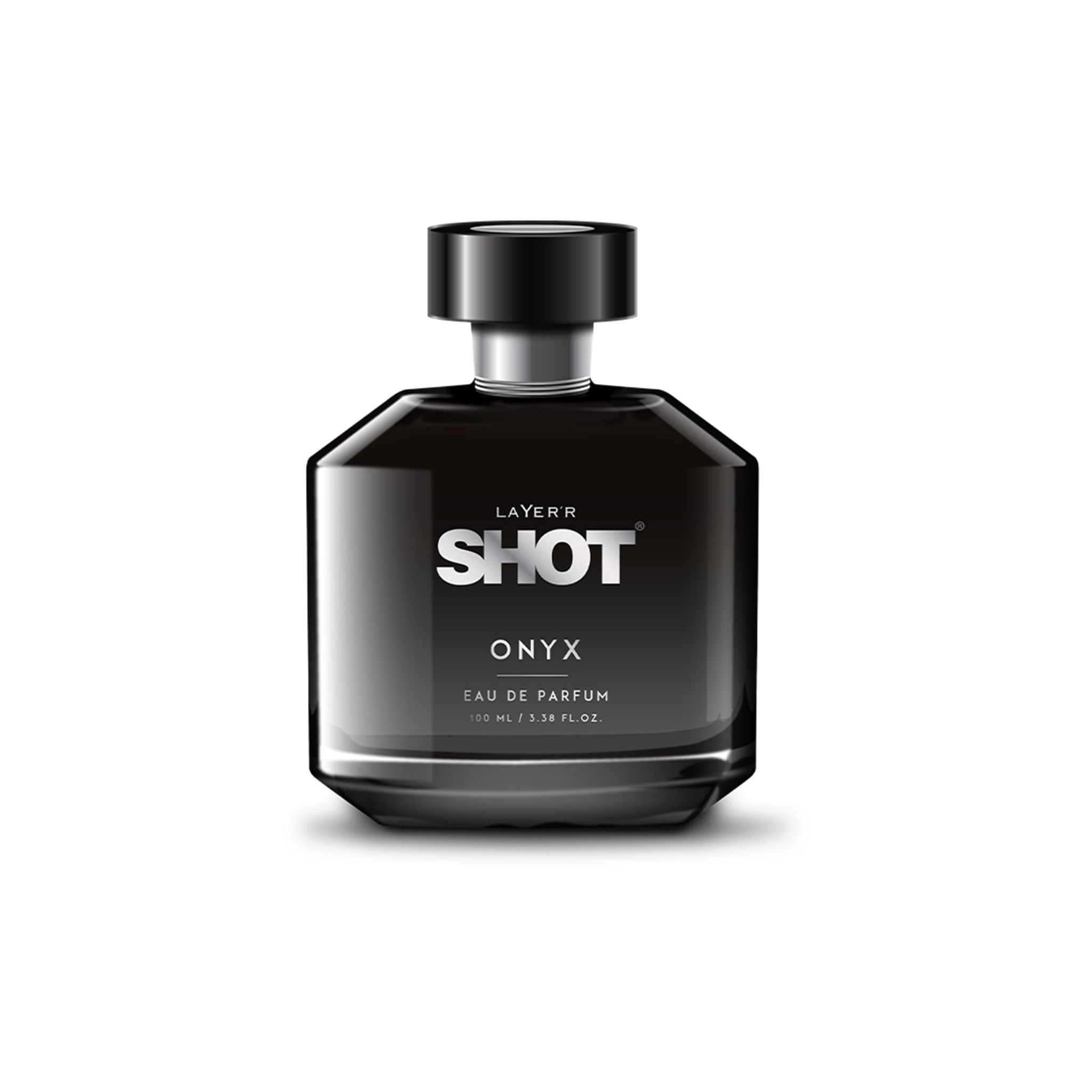 Layer�r Shot Onyx Eau De Parfum for Men - 100ml | Long Lasting Woody & Spicy Scent | Premium EDP with Pepper, Sage & Musk | Sophisticated Fragrance for Special Occasions