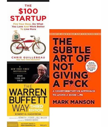 100 dollar startup + The Subtle Art + the warren buffett way