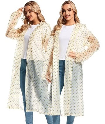 Infispace Polyester Long Raincoat - Yellow