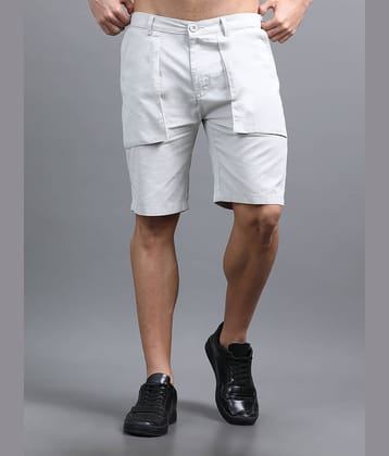Paul Street Off White Cotton Men's Shorts ( Pack of 1 )