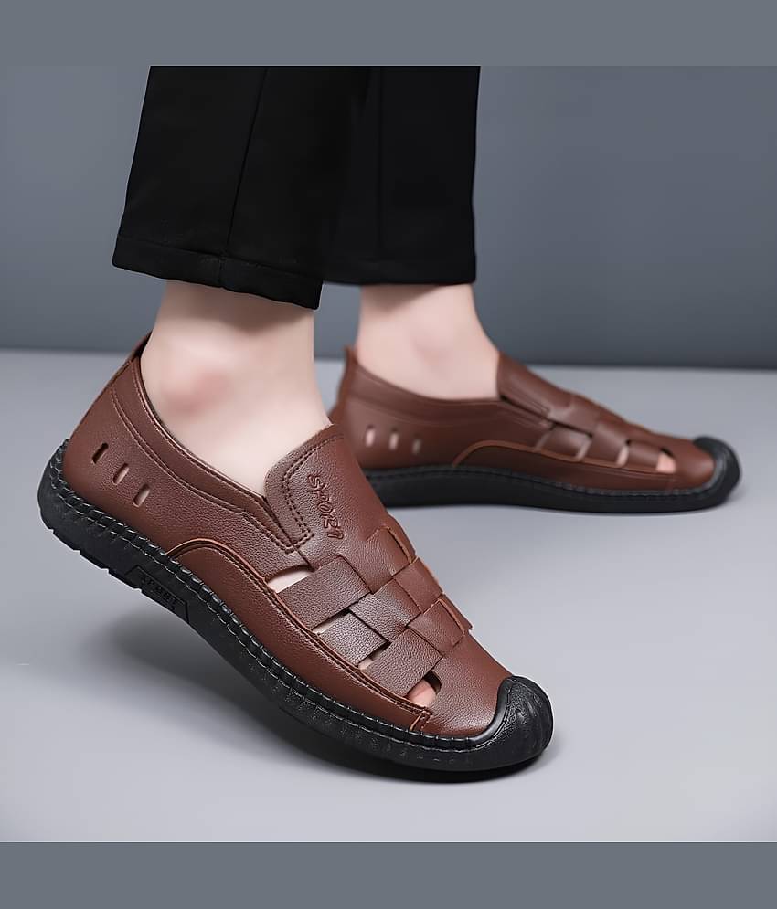 Asteroid - Brown Men's Sandals