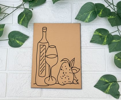 Dbeautify's DIY Traditional Painting – Wine Bottle