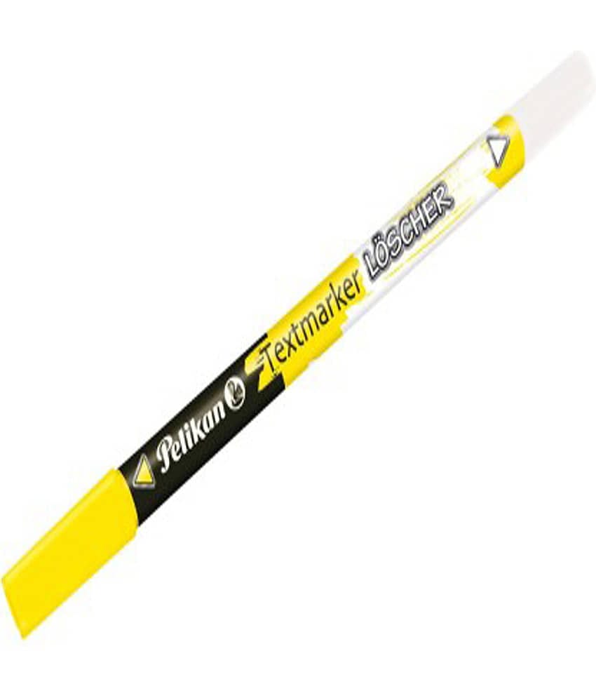 PELIKAN TEXTMARKER LOSCHER + ERASABLE HIGHLIGHTER PACK OF 3