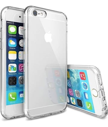Spectacular Ace - Transparent Silicon Plain Cases Compatible For Apple iPhone 6S Plus ( Pack of 1 )