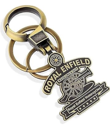 THR3E STROKES Multicolour Brass Keychain - Pack of 1