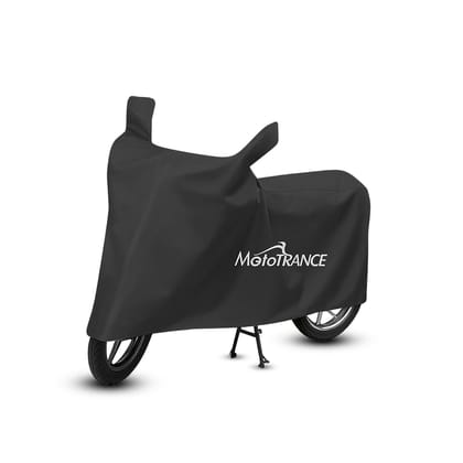Mototrance Aero Grey 100% Waterpoof Heat Resistant With Mirror Pocket Bike Body Cover For TVS Radeon 2018