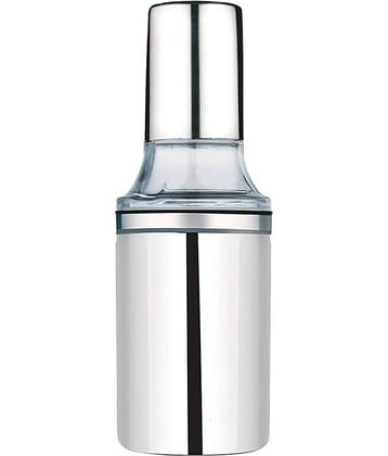 Dynore Steel Silver Oil Container ( Set of 1 )