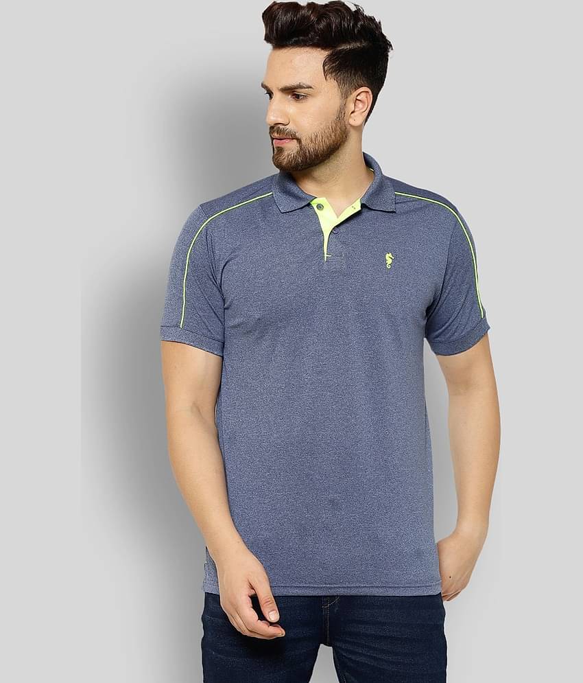 EPPE - Blue Polyester Regular Fit Men's Sports Polo T-Shirt ( Pack of 1 )