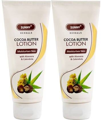 SUNNY HERBALS Cocoa Butter Body Lotion ( 100 ML mL Pack of 2 )