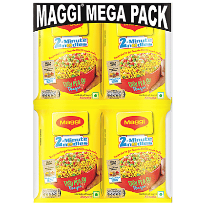 MAGGI 2-Min Masala Instant Noodles - With Goodness Of Iron, 70 g (Pack of 12)