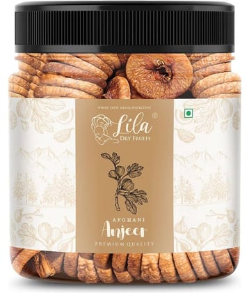 LILA DRY FRUITS Dried Afghani Anjeer 100 gm Jar Pack |Rich Source of Fibre Calcium & Iron