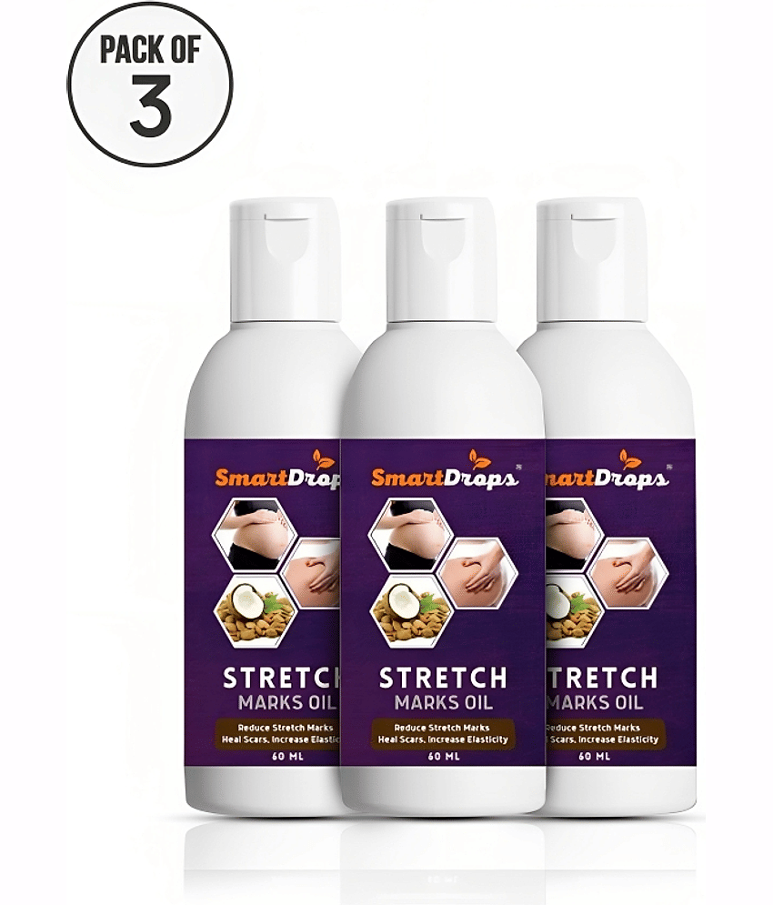 Smartdrops Smartdrops Stretch Mark Remover Shaping & Firming Oil 60 mL - Pack of 3