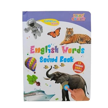 English Words Sound Book for Kids and Children, Interactive Talking Early Learning