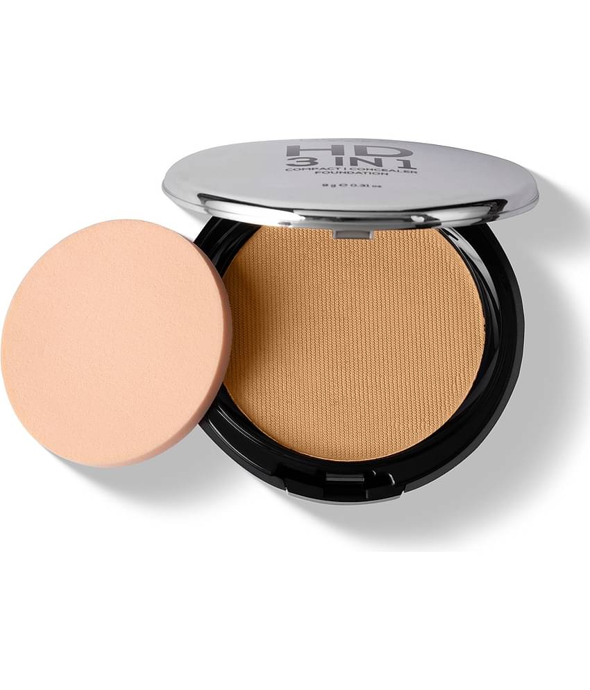 Renee Pro HD 3-IN-1 Compact Pressed Powder Noix Dark SPF 20 9 g