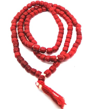 Red Coral Pooja Mala (Pack of 1)