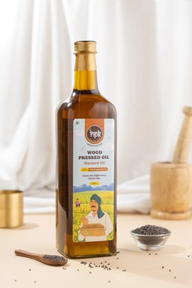 HPK Agro and Foods Cold Pressed Mustard Oil 1L – Healthy Oil for Cooking and Wellness
