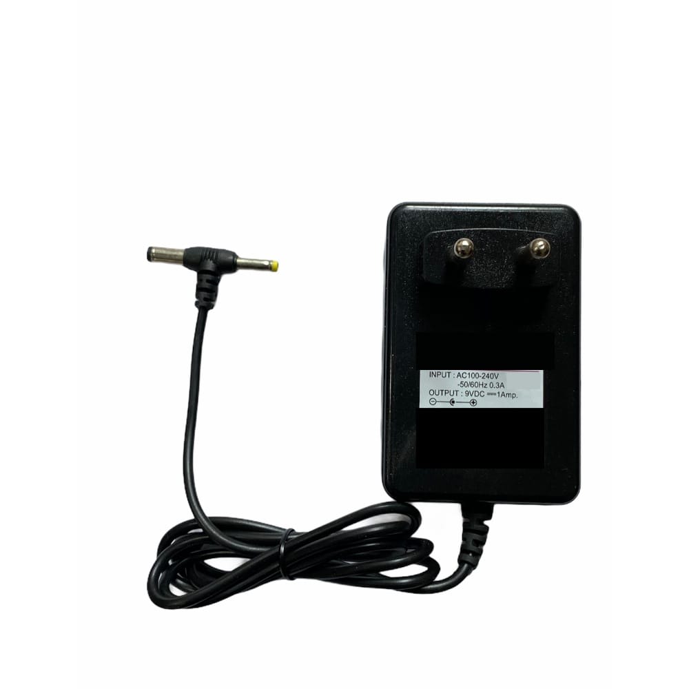 9V 1A Power Adapter, Power Supply AC Input 100 240 V and Output 9V 1A for Set Top Box-DTH Box, CCTV System, Router, Other Electronics and IT Gadgets with DC and Sony Pin (Black)