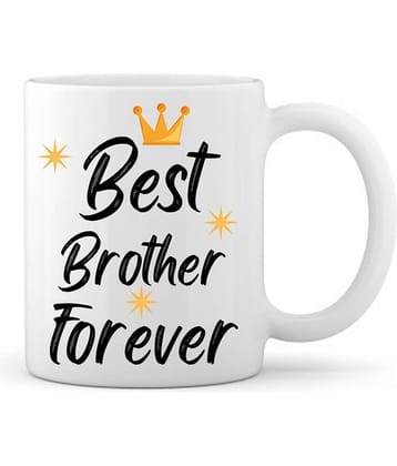 thrifkart - White Ceramic Coffee Mug ( Pack of 1 )