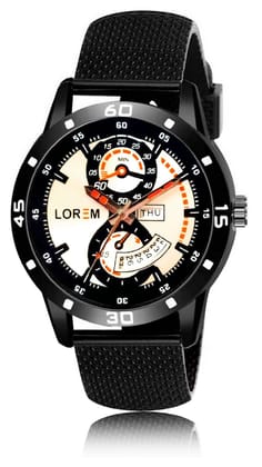 LOREM Day Date Analog Watch for Men