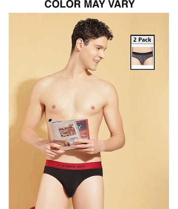 Force NXT Pack of 2 Cotton Briefs For Men's ( Multicolor )