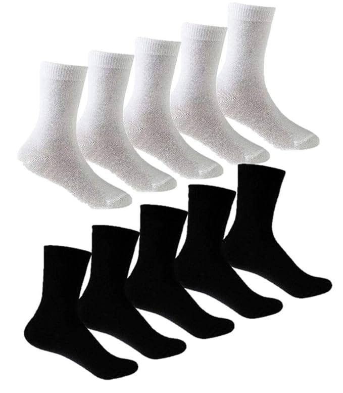 VOCI France Men's Formal Socks Calf Length Light weight for whole day wearing Free Size - 10