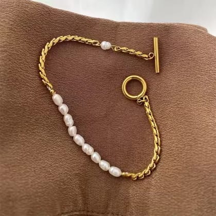 Santhi 18k Gold Plated Bracelet