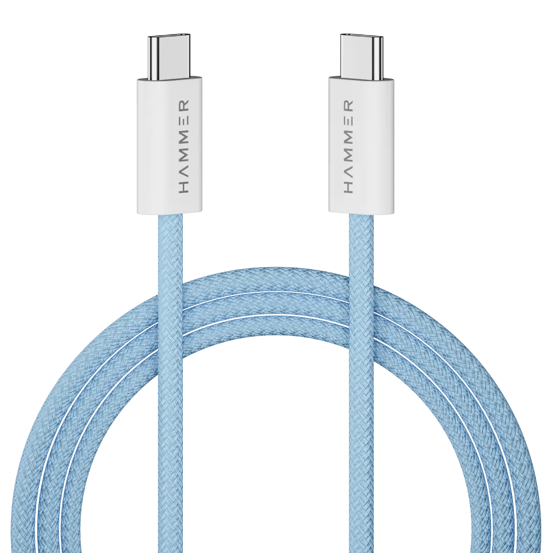 Hammer 65W Type C - Type C Fast Charging Tangle Free Wire