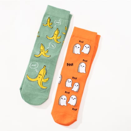 Thela Gaadi Bae & Boo Socks (Pack of 2 Pairs)