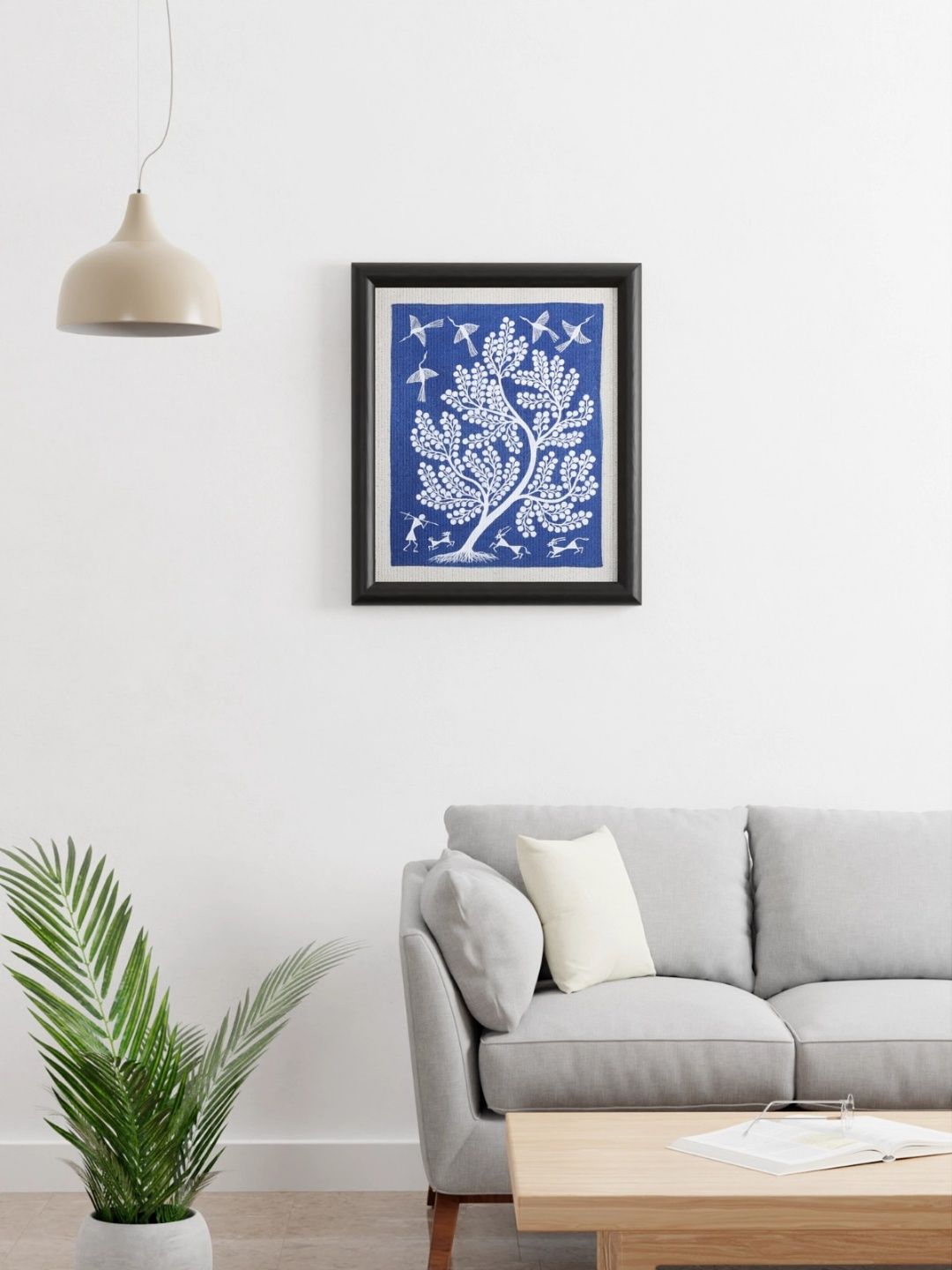 The Tree of Life - Warli Hand painted Canvas