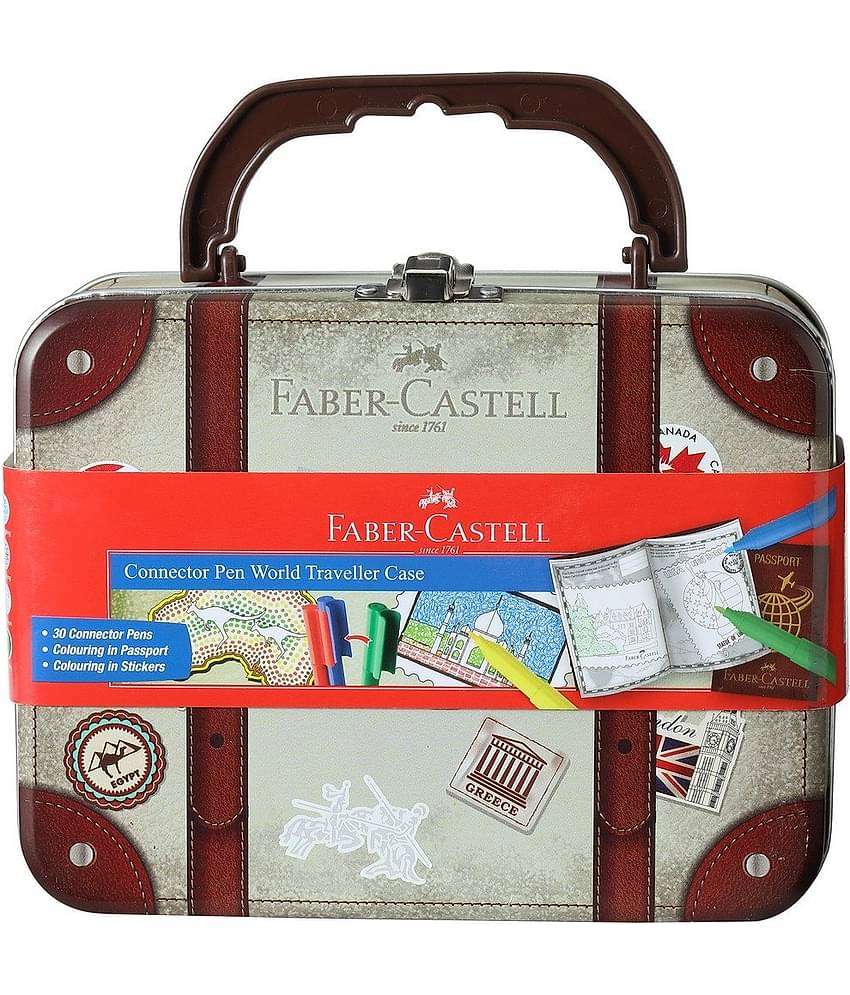 Faber-Castell World Traveller Case(Multicolor) Pack Of 1