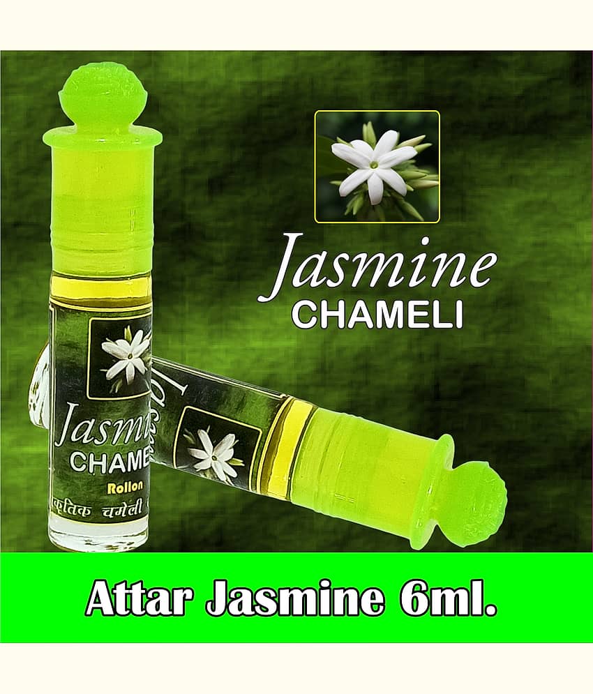 INDRA SUGANDH BHANDAR Attar For Men|Women English Jasmine Rich & Divine Pure Chameli Flower Long Lasting Fragrance 6ml Rollon Pack