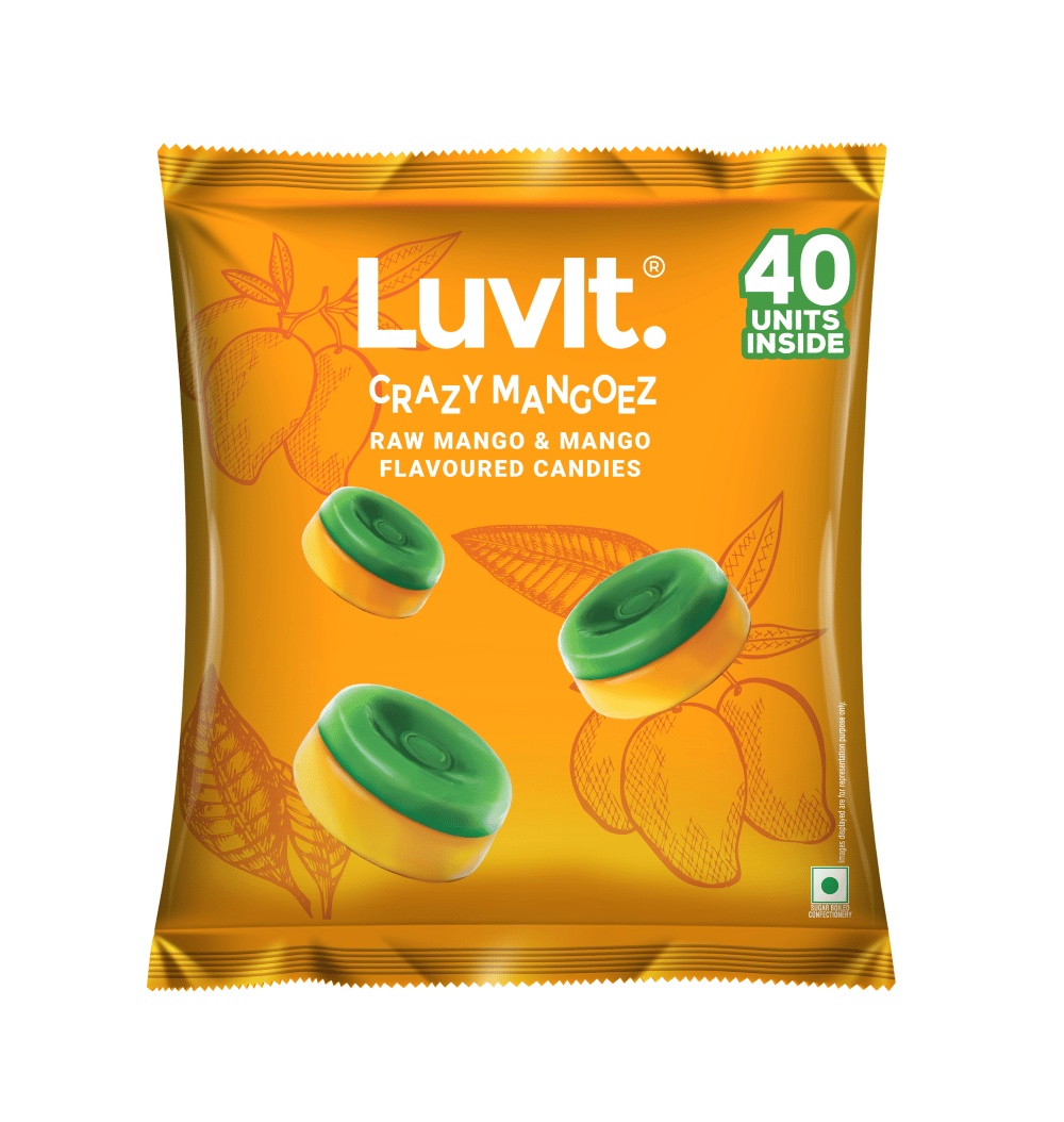 Luvit Crazy Mango || 40 Pieces || 144 Grams
