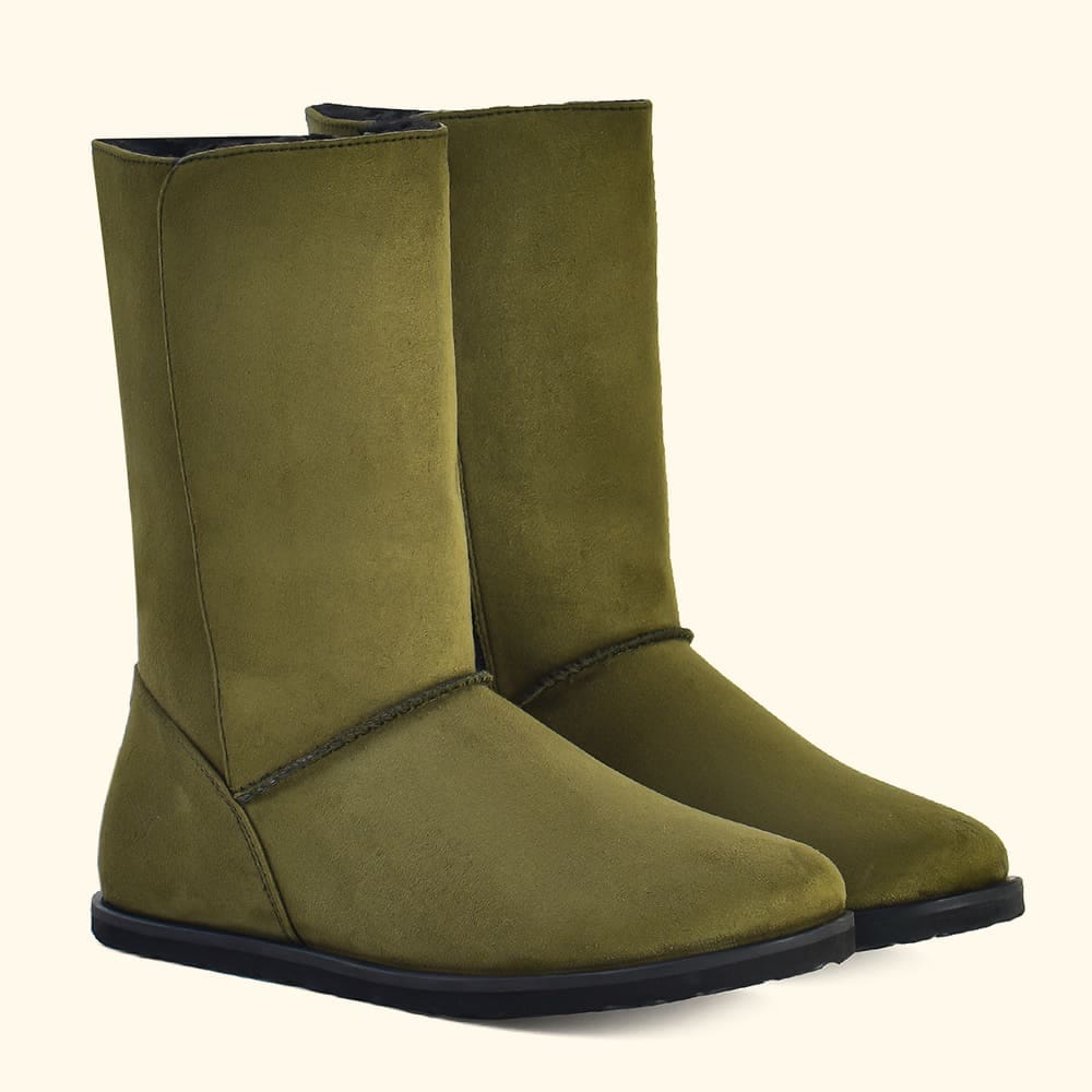 Slays Women Boots 004-Olive Green / 3