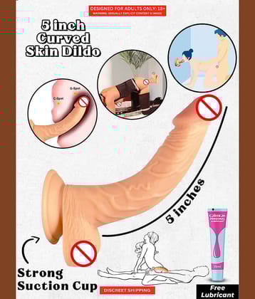 Skin Safe Silicon Dildo with G Spot Stimulation
