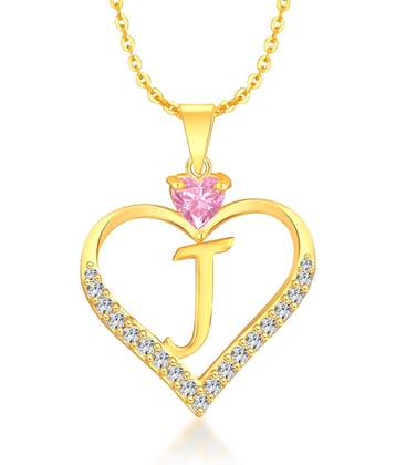 HEER COLLECTION - Pink Pendant set ( Pack of 1 )