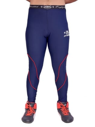 Shredded prophysique Solid MenDark Blue Tights