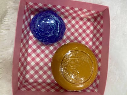 Luxury Handmade Artisan Soap Gift Set - Decorative Rose & Amber Soaps