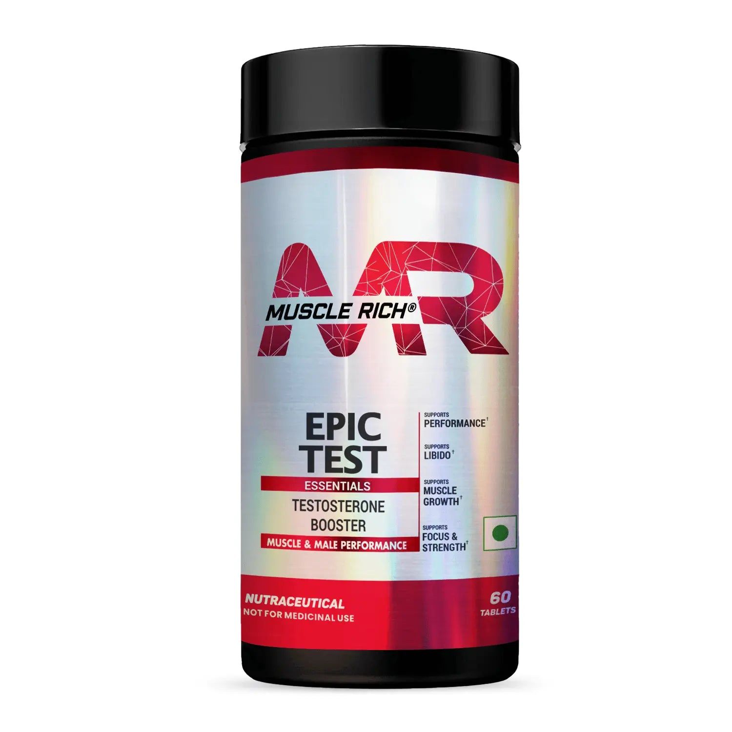 MuscleRich Epic Test (Testosterone Booster) 60 Tablets