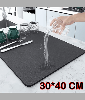 sakimo Black Non Woven Dish Racks ( Pack of 1 )