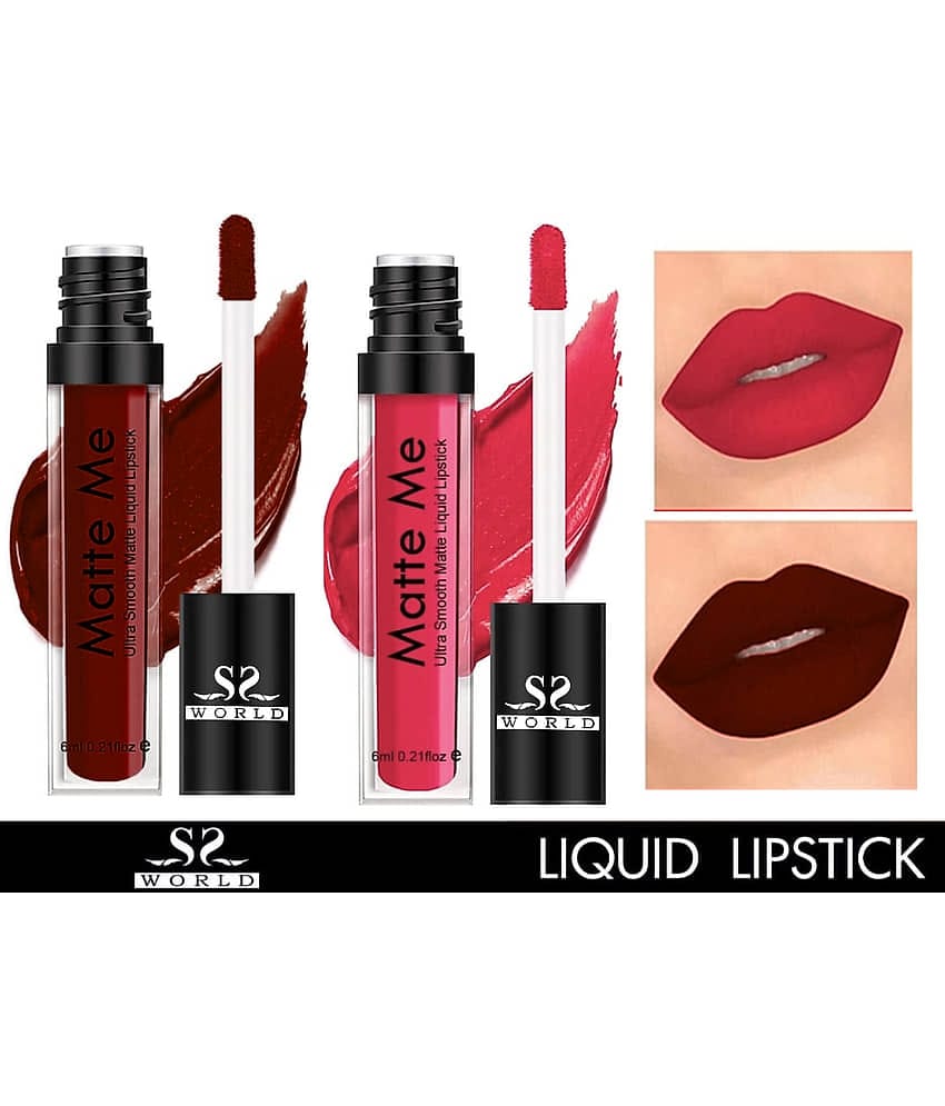 ssworld Pink Matte Lipstick 6