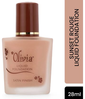 OLIVIA Natural Liquid For All Skin Types Skin Medium Foundation Pack of 1