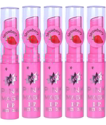 Pinner Pink glossy color changing Lip Gloss (Pack of 5)