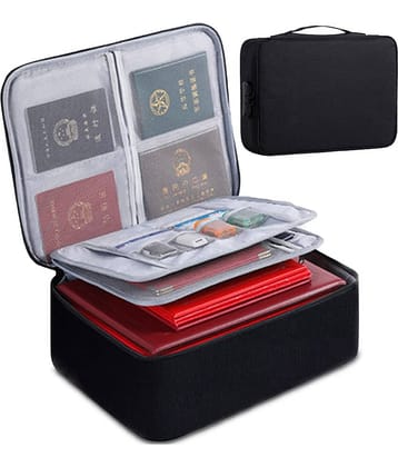 GEEO Black Document Bag ( Pack of 1 )